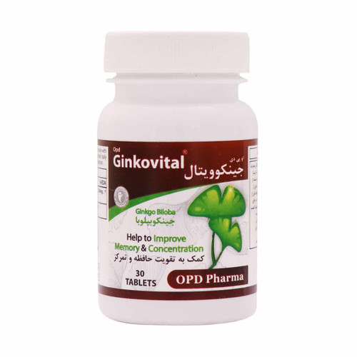 جینکوویتال او پی دی فارما 30 عددی