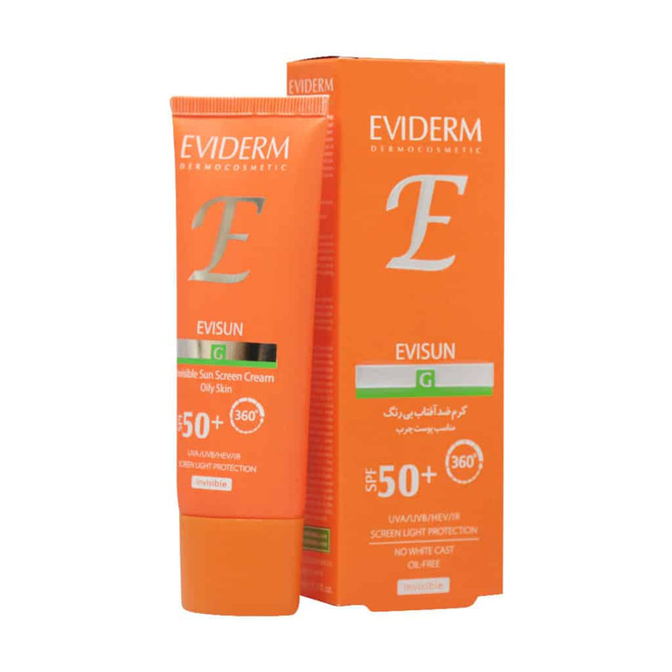 کرم ضد آفتاب پوست چرب SPF50 اویدرم 40 میلی لیتر