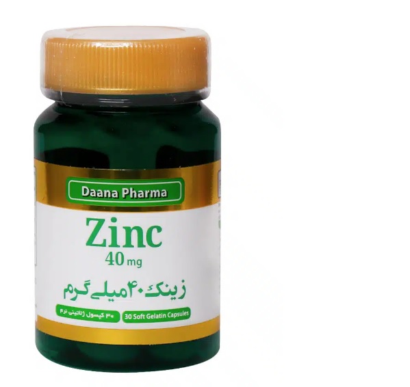 کپسول زینک 40 میلی گرم دانا فارما 30 عدد