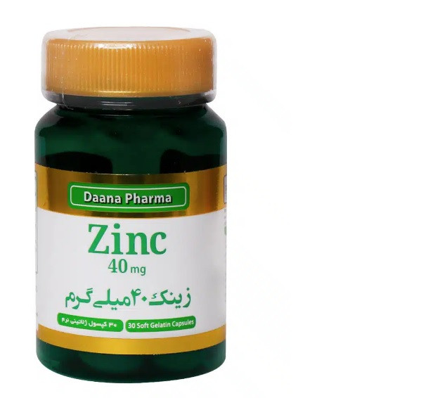 کپسول زینک 40 میلی گرم دانا فارما 30 عدد